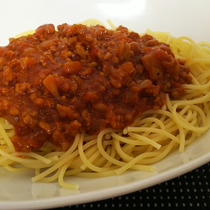 家庭の味♥我が家のミートソーススパゲッティ